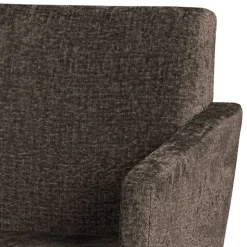 Esszimmer Tischsessel in Graubraun Stoff - Davos (2er Set)