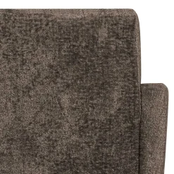 Esszimmer Tischsessel in Graubraun Stoff - Davos (2er Set)