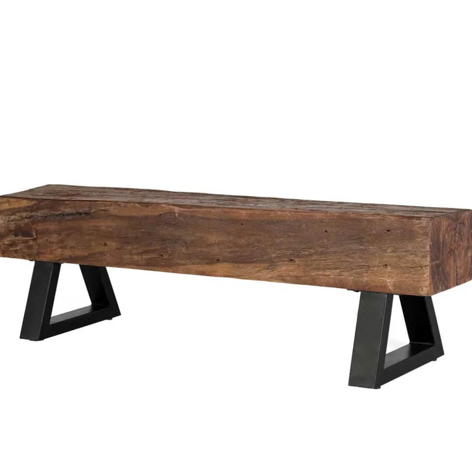 Esszimmerbank aus Recyclingholz Balken - Evinele