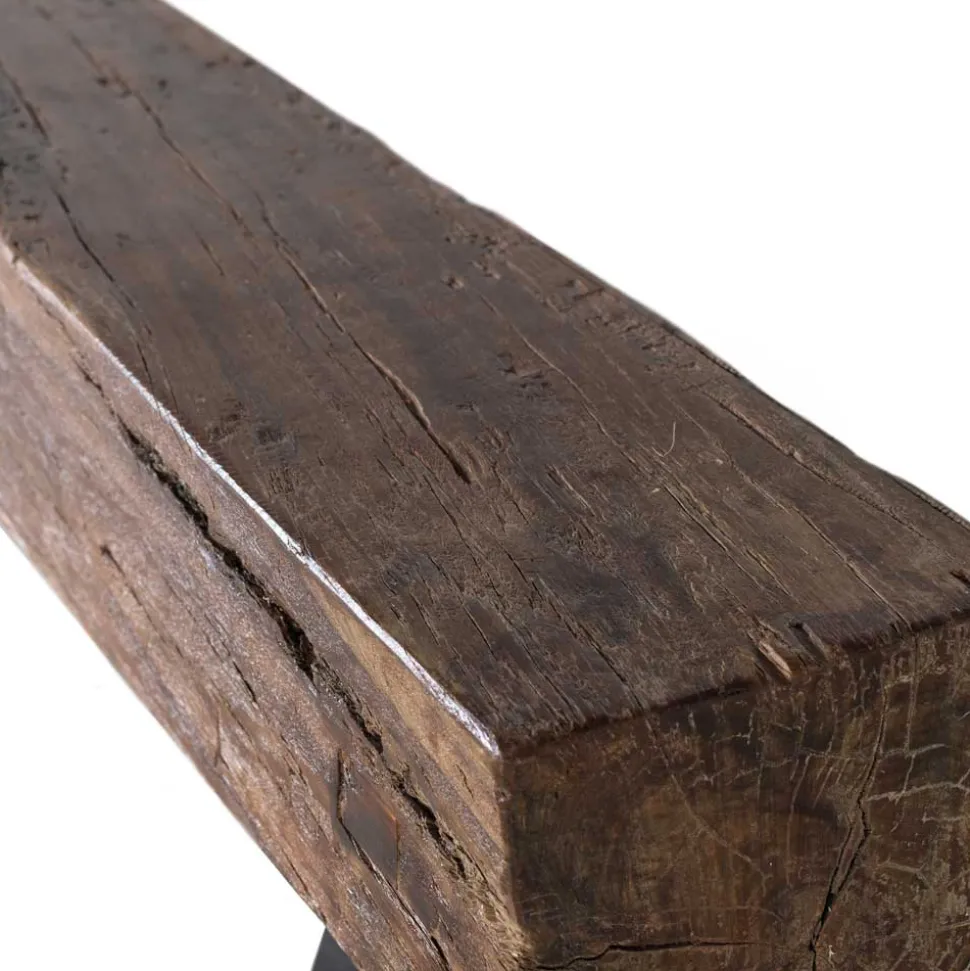 Esszimmerbank aus Recyclingholz Balken - Evinele