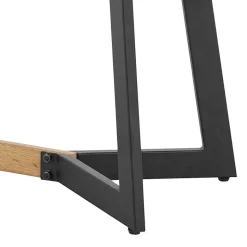 Esszimmerbank in Eiche Optik mit Schwarz - Yasmina