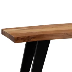 Esszimmerbank mit natürlicher Baumkante - Auricos