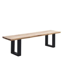 Esszimmerbank mit natürlicher Baumkante - Fronco