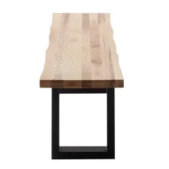 Esszimmerbank mit natürlicher Baumkante - Fronco