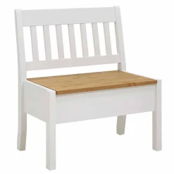 Esszimmerbank Molzau in Weiß Kiefer massiv