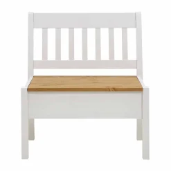 Esszimmerbank Molzau in Weiß Kiefer massiv