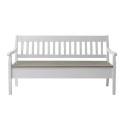 Esszimmerbank Ovidos in Weiß Grau