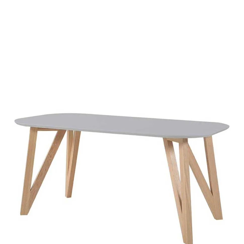 Esszimmergarnitur mit Polsterstühlen - Mint (fünfteilig)