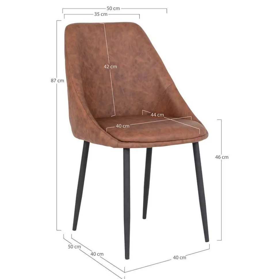 Esszimmergruppe in Braun & Schwarz - Pigaro (siebenteilig)