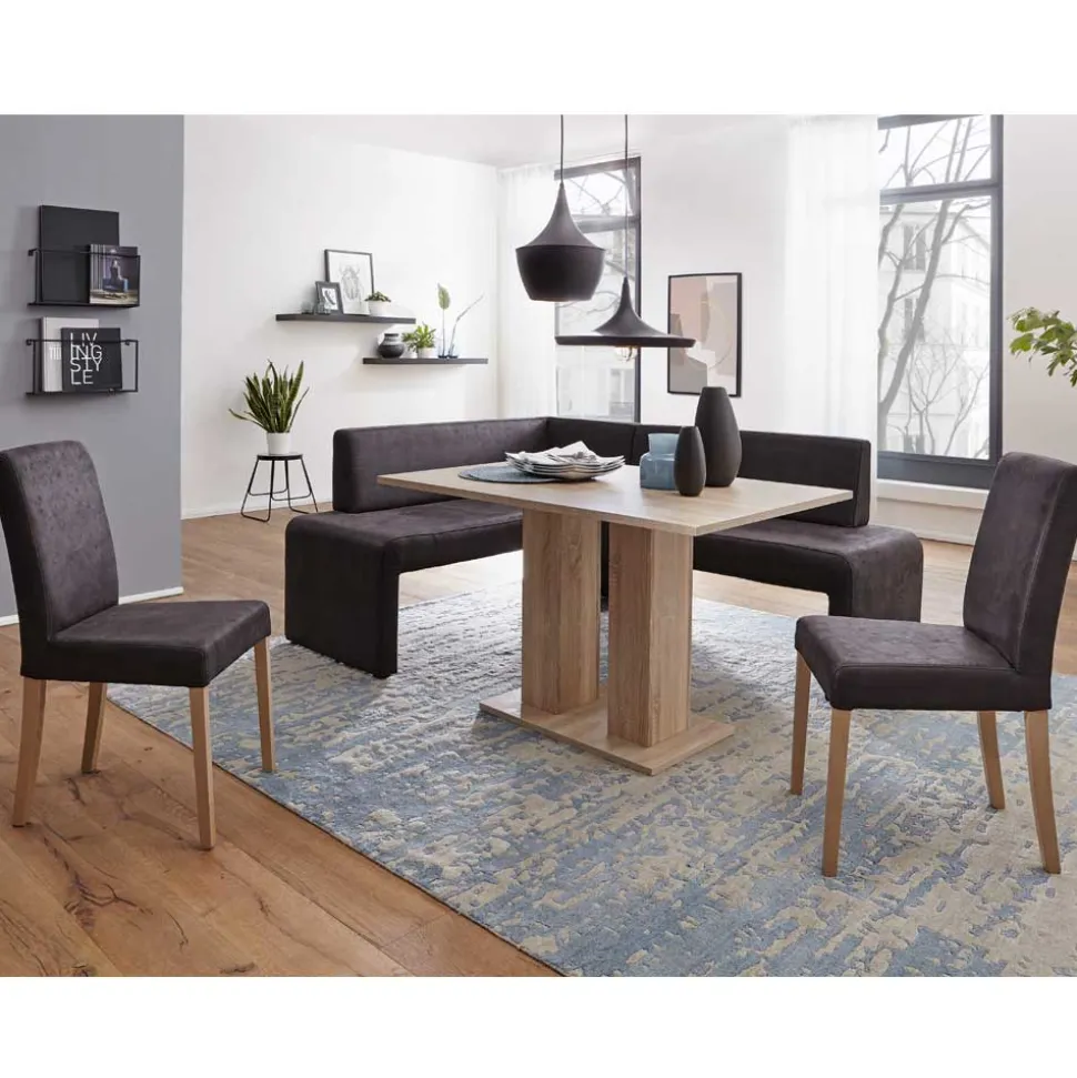 Esszimmergruppe inklusive Eckbank - Daricca (vierteilig)