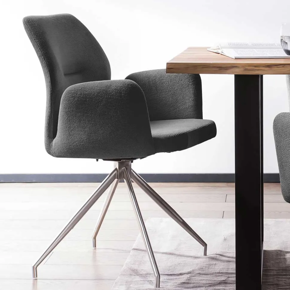 Esszimmergruppe mit vier Stühlen - Tresrin (fünfteilig)