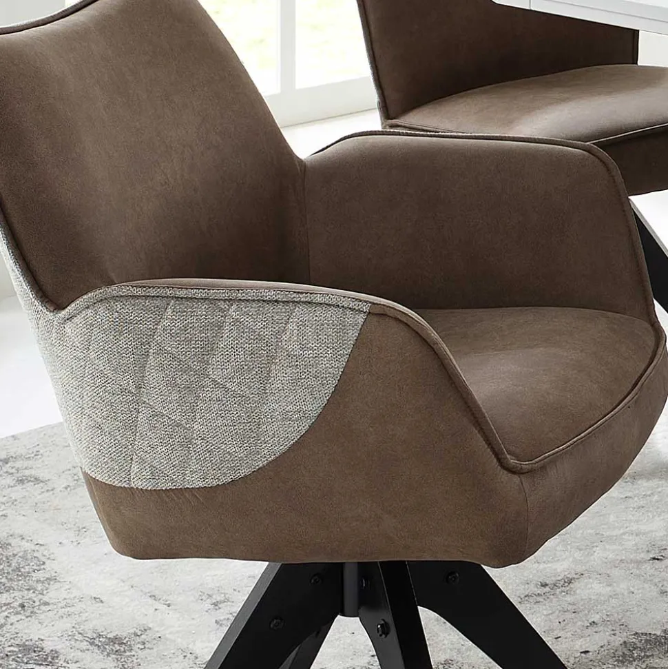 Esszimmersitzgruppe inklusive sechs Stühle - Niam I (siebenteilig)