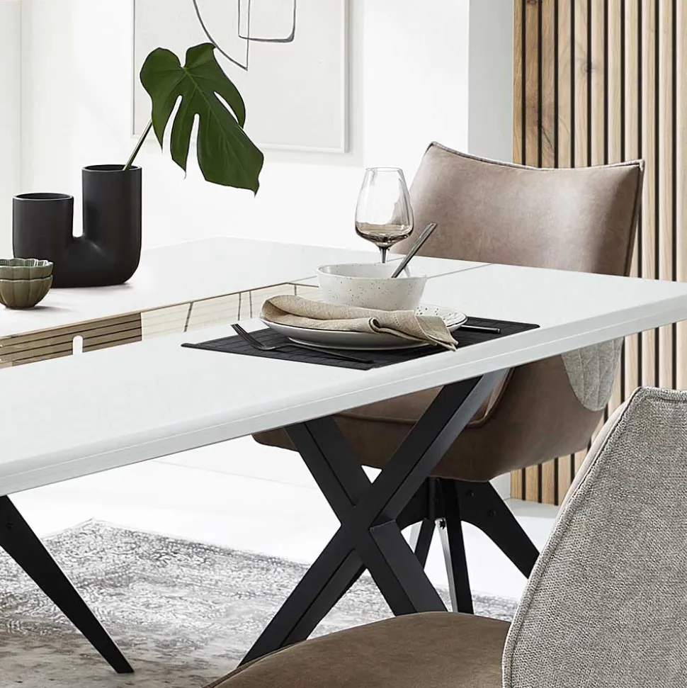 Esszimmersitzgruppe inklusive sechs Stühle - Niam I (siebenteilig)