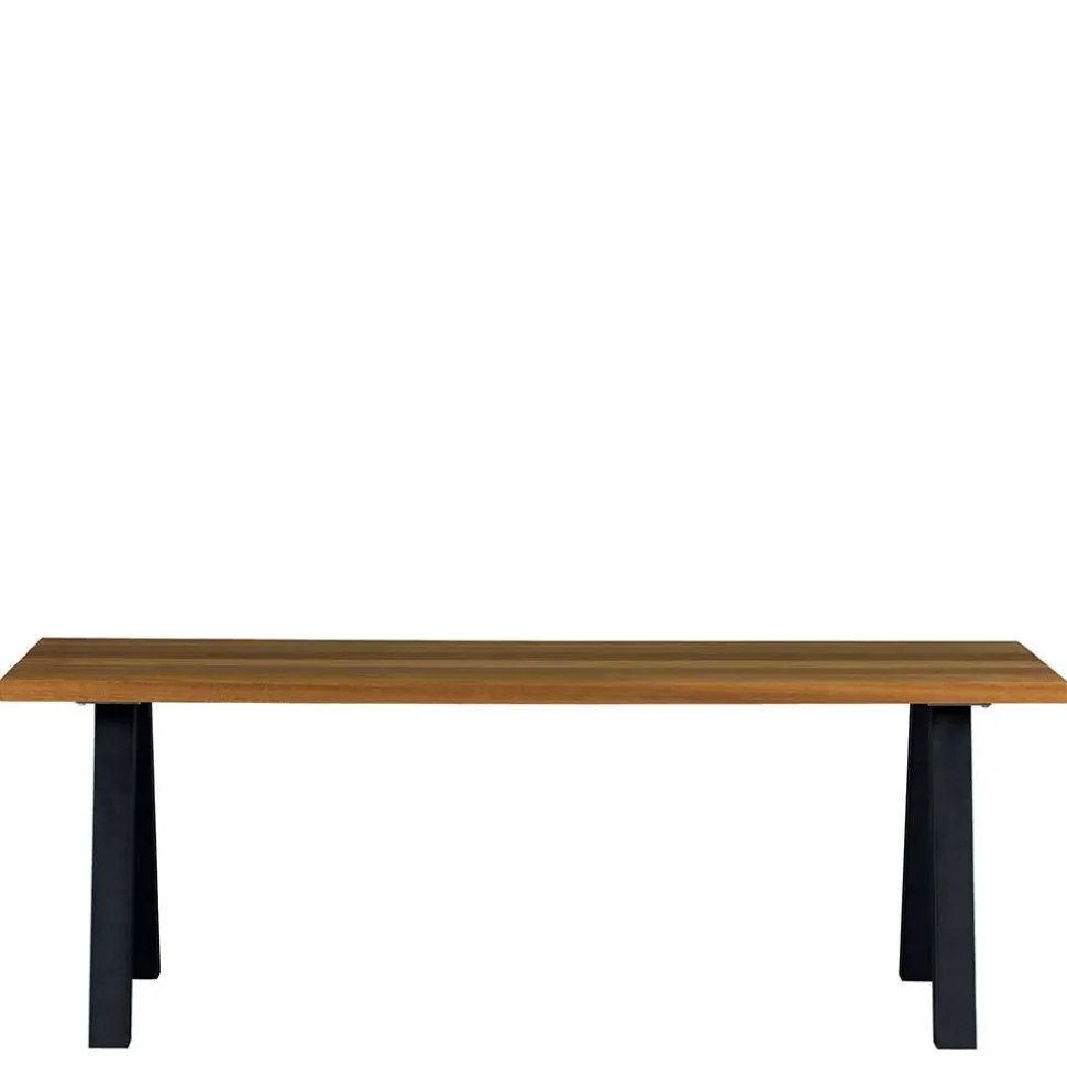 Esszimmertisch aus Abachi Holz - Charme