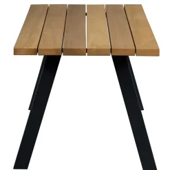 Esszimmertisch aus Abachi Holz - Charme