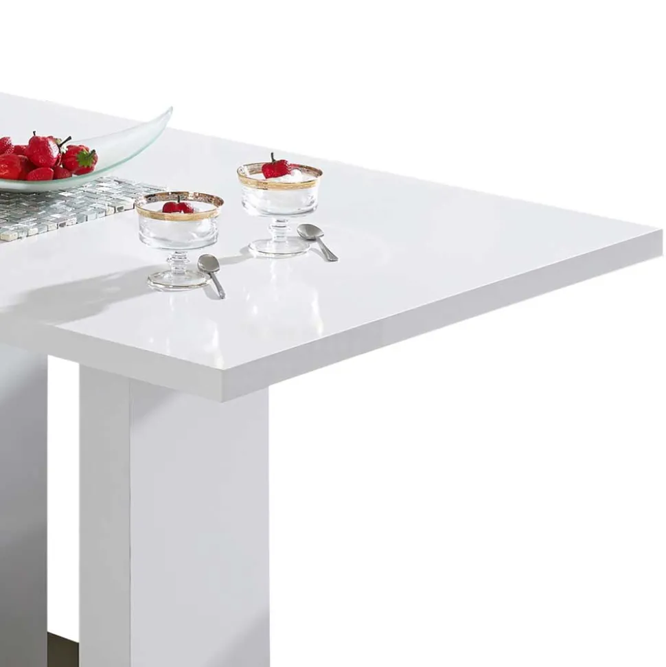 Esszimmertisch Caith in Weiß