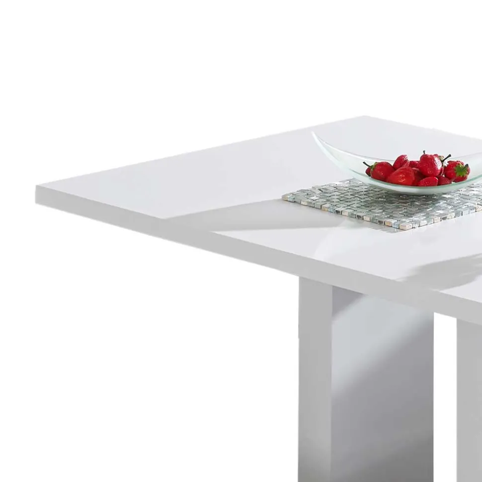 Esszimmertisch Caith in Weiß