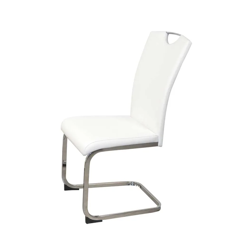 Esszimmertisch mit Glasplatte & Stühle - Chepter (fünfteilig)