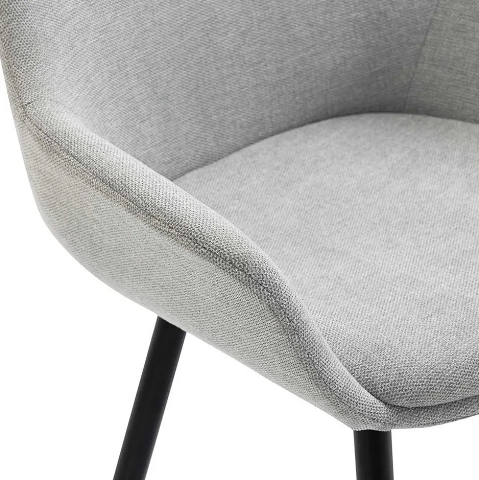 Esszimmertisch mit Stühlen im Set - Boxana (fünfteilig)