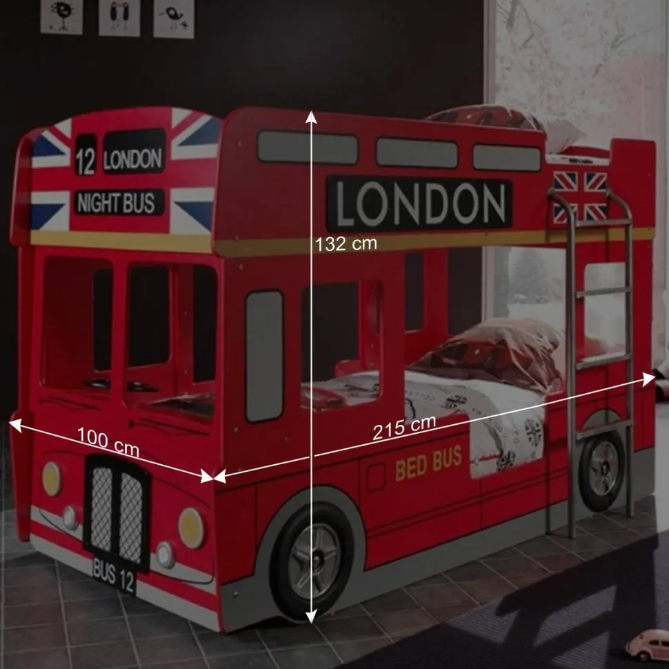 Etagenbett Liner in Rot