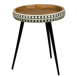 Ethno Style Beistelltisch aus Massivholz Mango - Piton