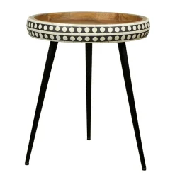 Ethno Style Beistelltisch aus Massivholz Mango - Piton