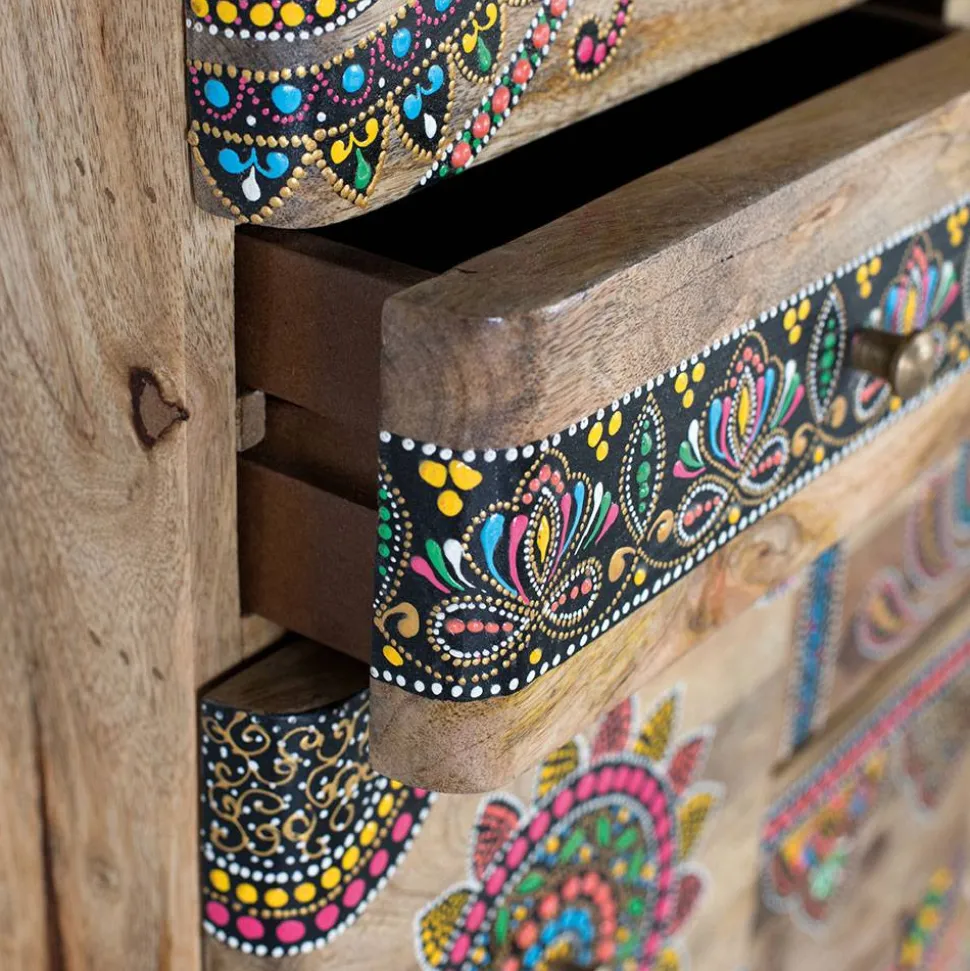 Ethno Style Schrank handbemalt - Azua