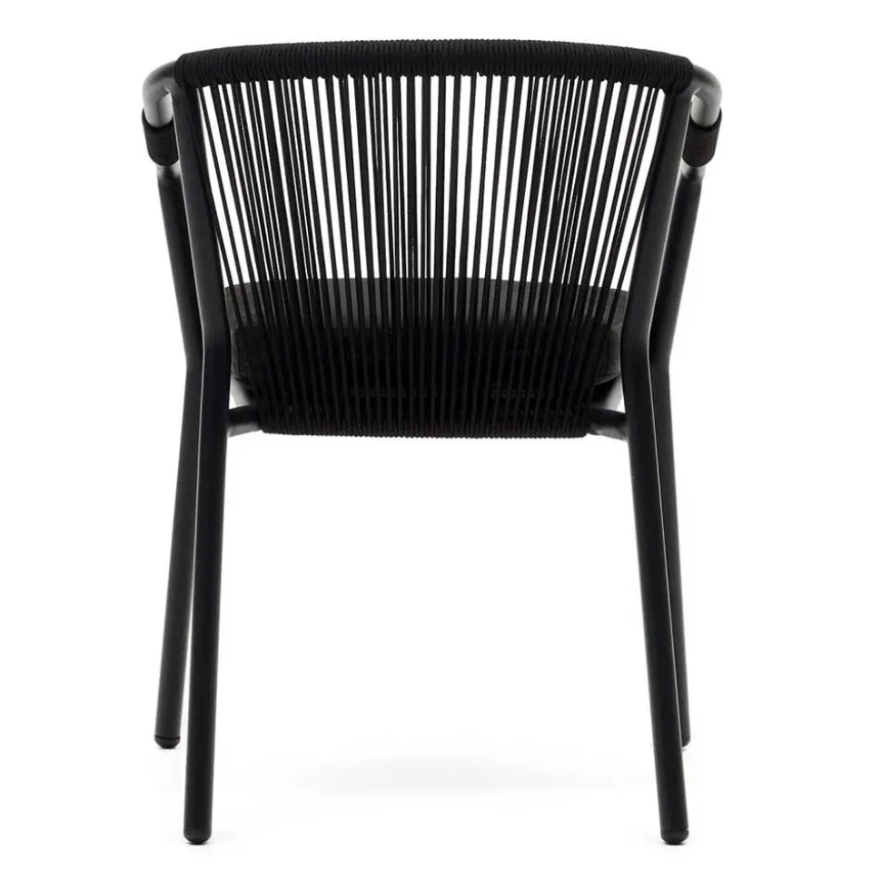 Extravagante Gartenstühle in Schwarz - Onna (4er Set)