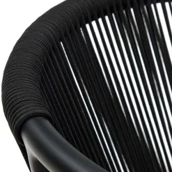 Extravagante Gartenstühle in Schwarz - Onna (4er Set)