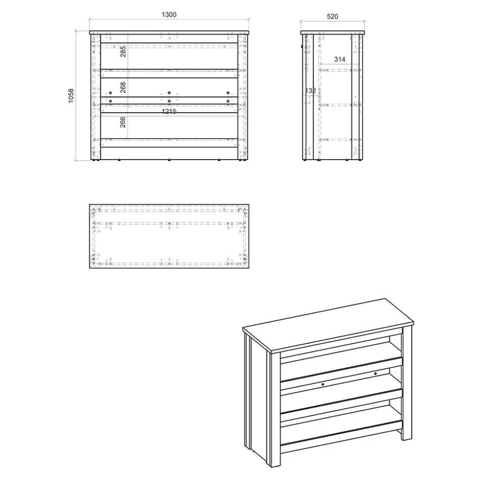 Extravagante Küchenmöbel inklusive Theke - Eture (sechsteilig)