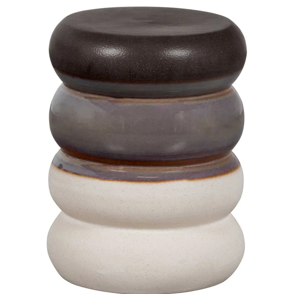 Extravaganter Beistelltisch aus glasierter Keramik - Fifora