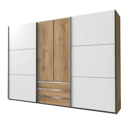 Extravaganter Schlafzimmerschrank zweifarbig - Stufania