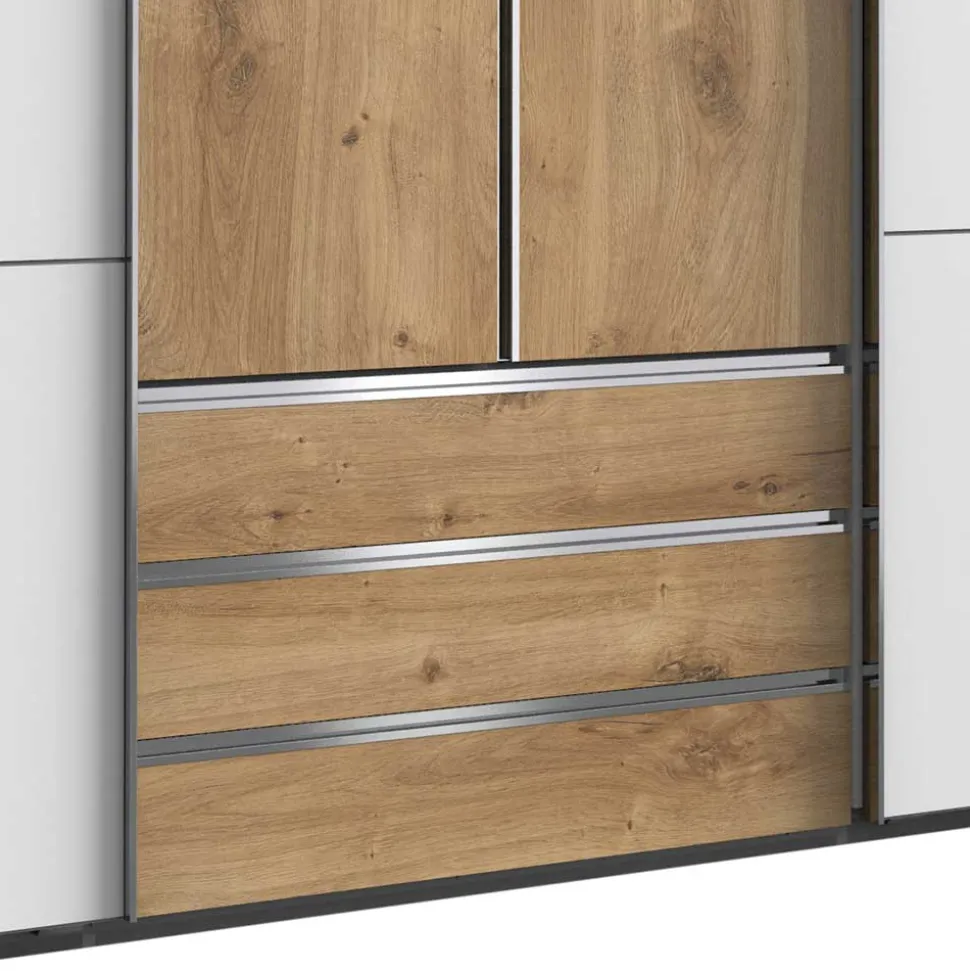 Extravaganter Schlafzimmerschrank zweifarbig - Stufania