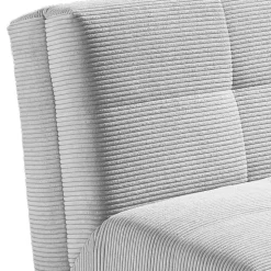 Faltsessel in Silber Grau Cord - Levanton