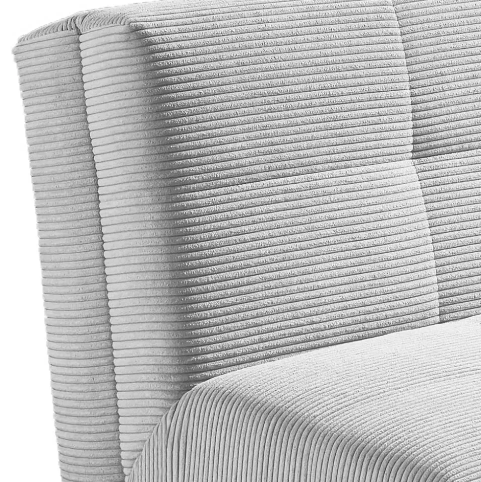 Faltsessel in Silber Grau Cord - Levanton