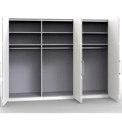 Falttüren Schlafzimmerschrank Donpiave in Weiß