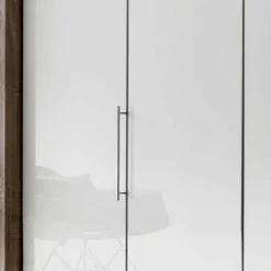 Falttürenschrank Yutaha in Weiß Eiche Trüffel