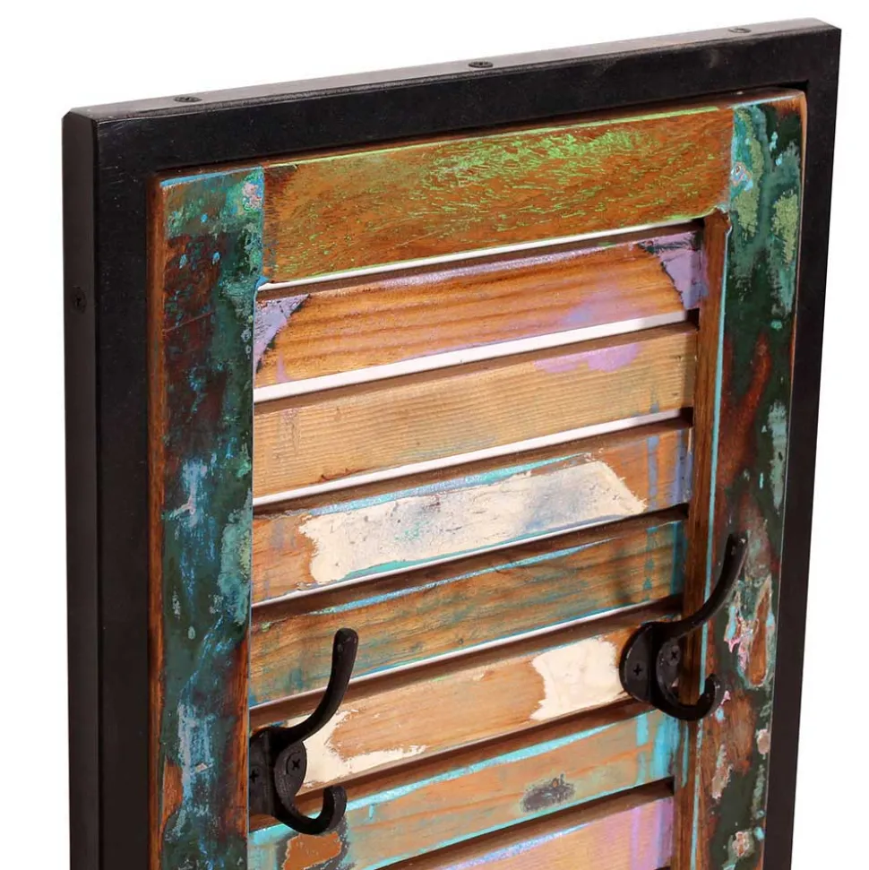 Farbenfrohe Flureinrichtung im Shabby Chic - Vosbadus (vierteilig)