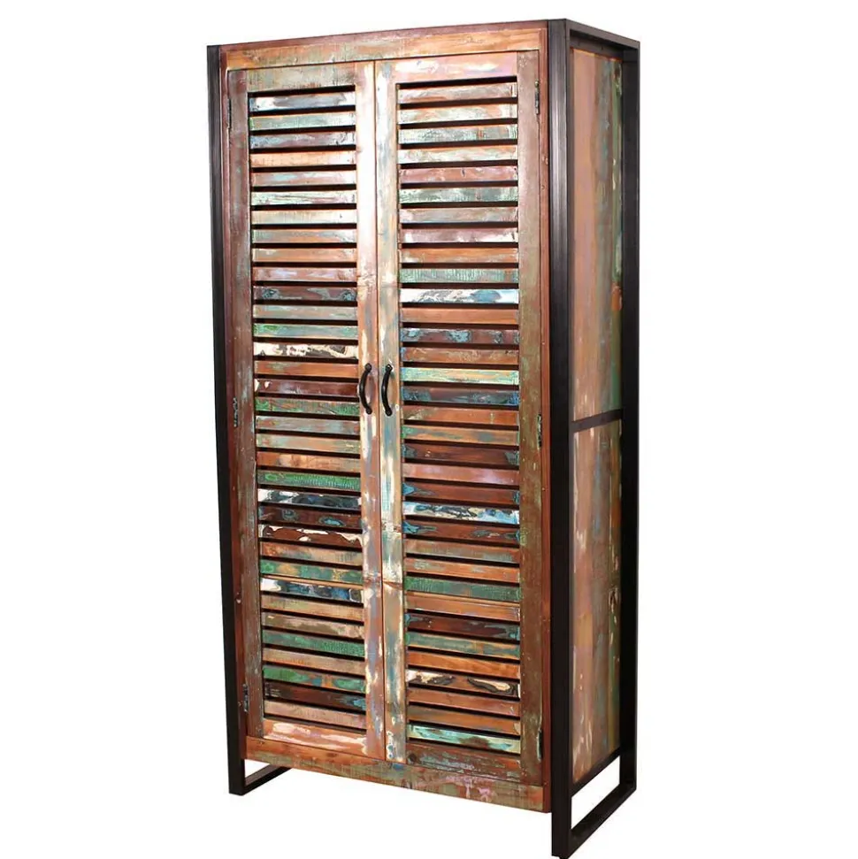 Farbenfrohe Flureinrichtung im Shabby Chic - Vosbadus (vierteilig)