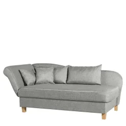 Federkern Polsterliege in Hellgrau mit Buche - Zadella