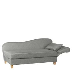 Federkern Polsterliege in Hellgrau mit Buche - Zadella