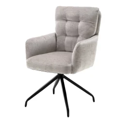 Federkern-Armlehnenstuhl mit Spidergestell - Depecha (2er Set)