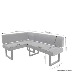 Federkern-Eckbank für moderne Esszimmer - Gulica