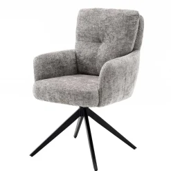 Federkern-Polsterstuhl mit Armlehnen - Castilla (2er Set)