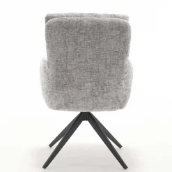 Federkern-Polsterstuhl mit Armlehnen - Castilla (2er Set)