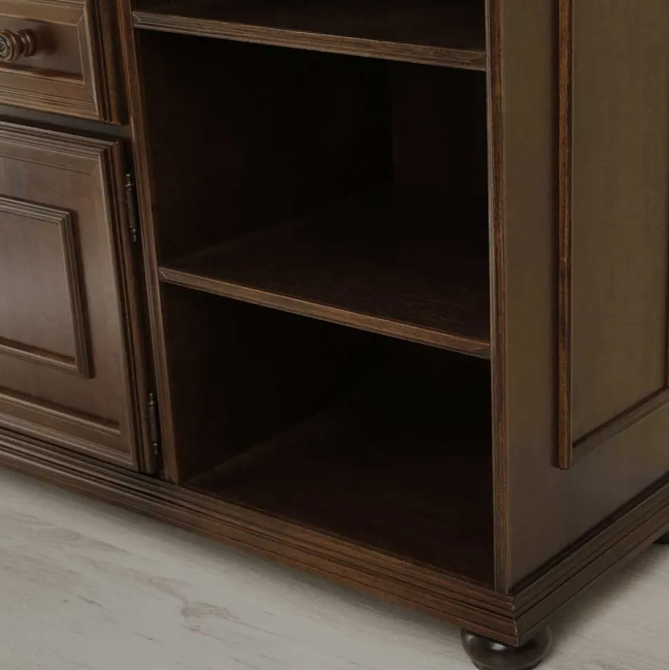 Fernseher Unterschrank in Walnussfarben - Manicos