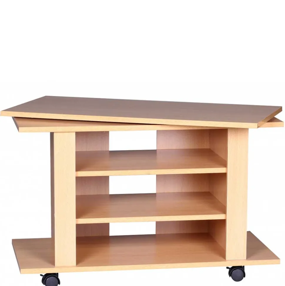 Fernsehtisch auf Rollen mit drehbarer Platte - Sonition