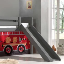 Feuerwehr Spielbett mit Leiter & Rutsche - Jayant