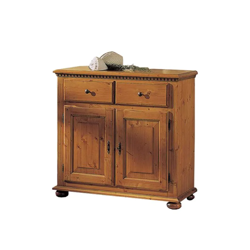 Fichte Kommode Lerobonica massiv lackiert