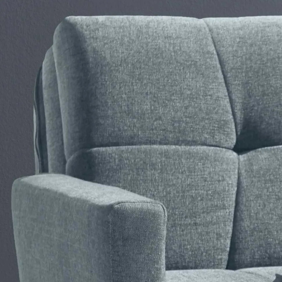 Flachgewebe Bettcouch in Hellblau - Zitizen